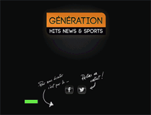 Tablet Screenshot of generation-fm.com